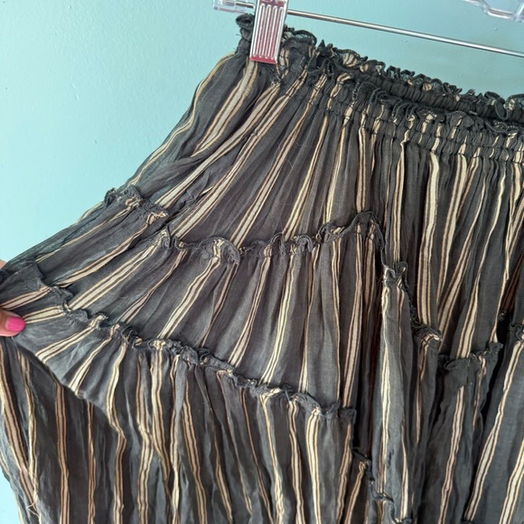 Free People One Ember Printed Midi Skirt With Pockets Size Extra Small - Picture 8 of 12